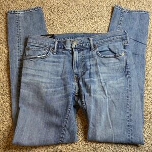 Abercrombie & Fitch Mens Jeans Slim Fit Light Wash Denim‎ Casual